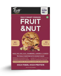 TruGoodness Fruit & Nut Smart Cookies – Almond, Cashew & Cranberry