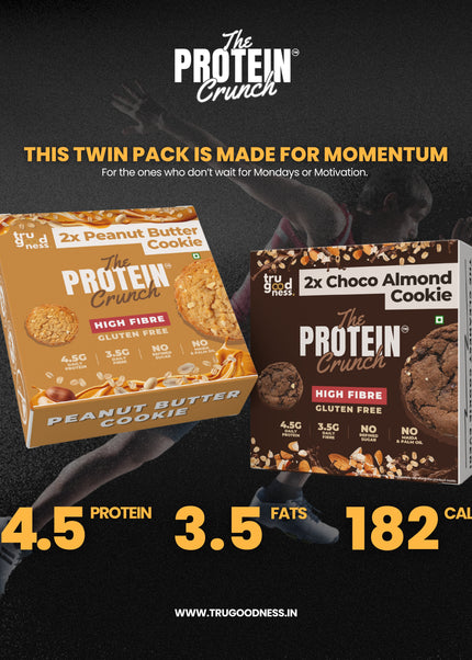 The Protein Crunch - 2x Choco Almond & Peanut Butter