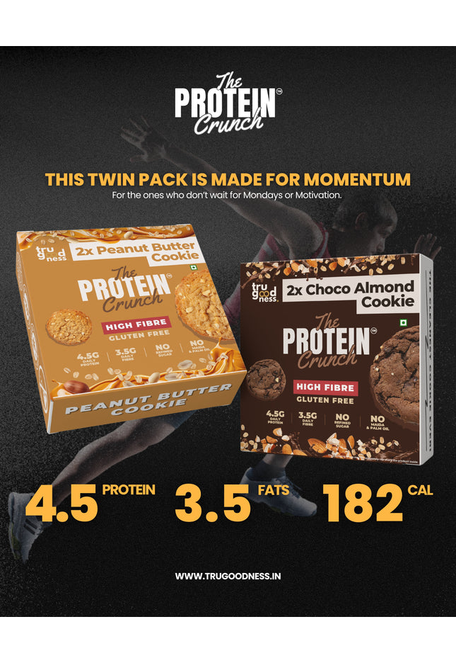 The Protein Crunch - 2x Choco Almond & Peanut Butter