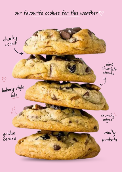 THICC Classic Chocolate Chunk Cookie 50g | 100% Oats | No Refined Sugar
