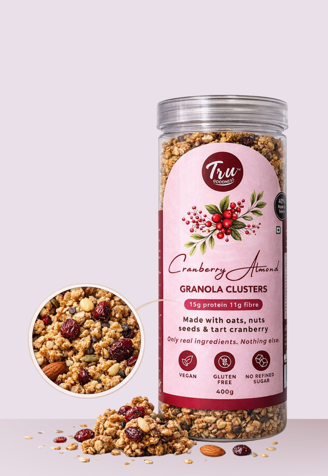 The TruGoodness Granola Duo — Dark Chocolate & Cranberry Almond