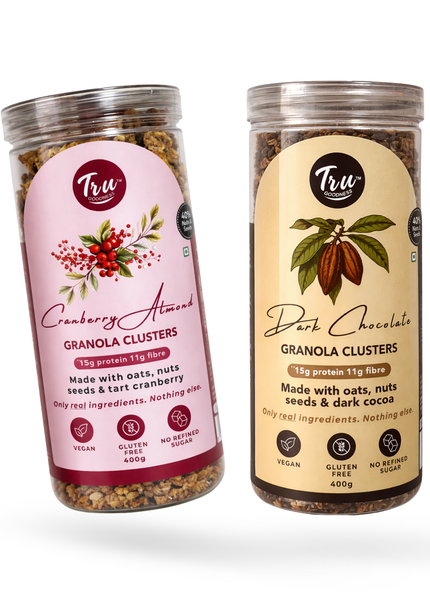 The TruGoodness Granola Duo — Dark Chocolate & Cranberry Almond