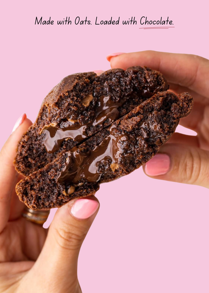 THICC Double Chocolate Fudge Cookie 50g of Chocolate Chaos.