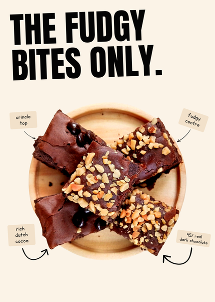 MIDNIGHT FUDGE BROWNIE - 70G