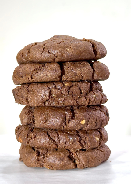THICC Double Chocolate Fudge Cookie 70g of Chocolate Chaos.